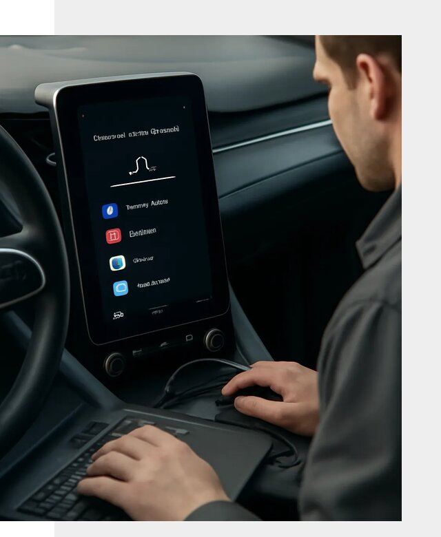 Установка приложений Lynk Co на автомобиль в Туле